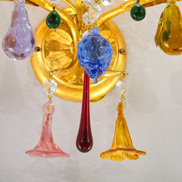 MANDRAGOLA - Handmade Murano glass wall lamp by Sogni Di Cristallo - view 3